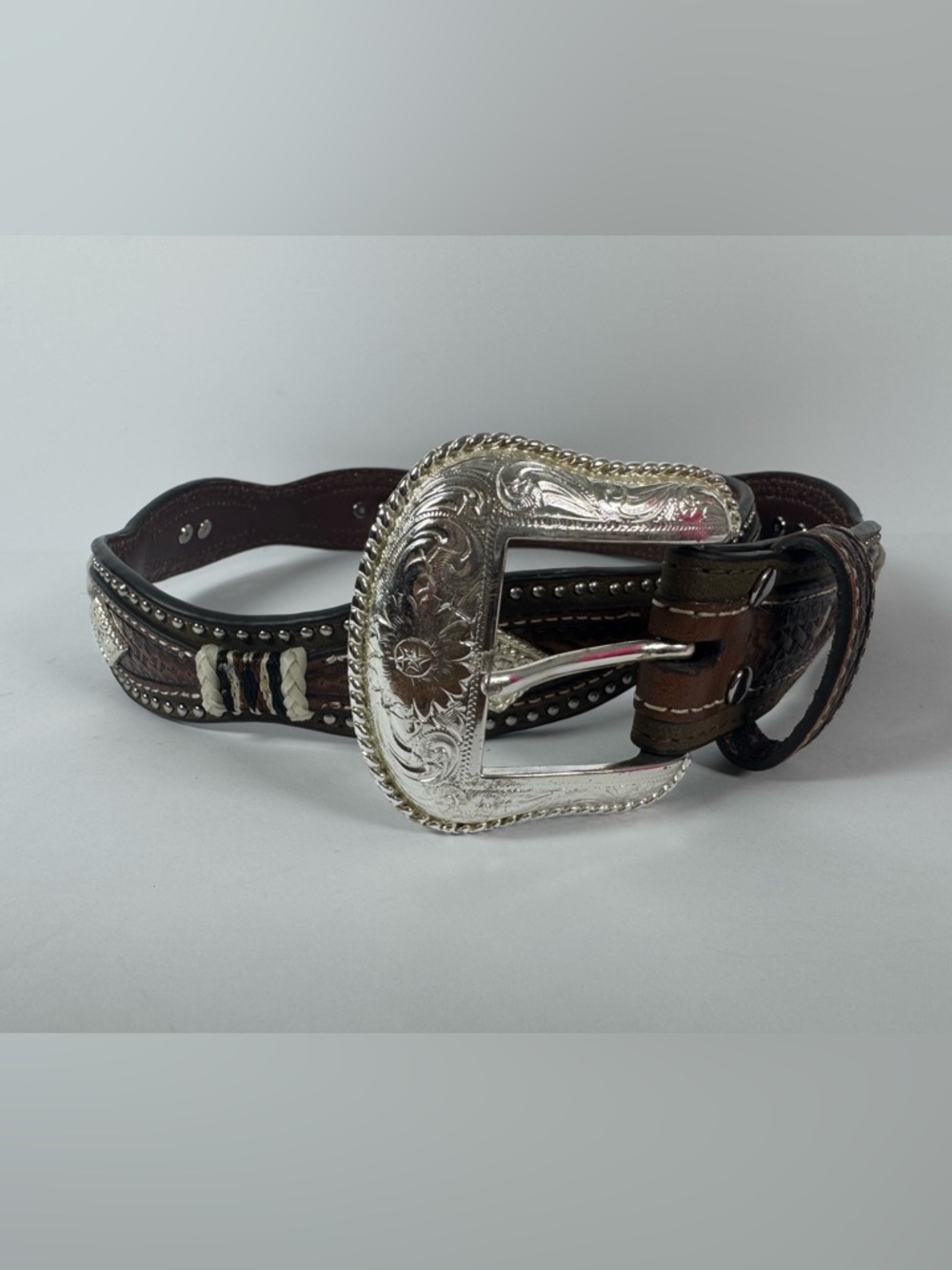 Nocona western cowgirl cowboy belt size 34